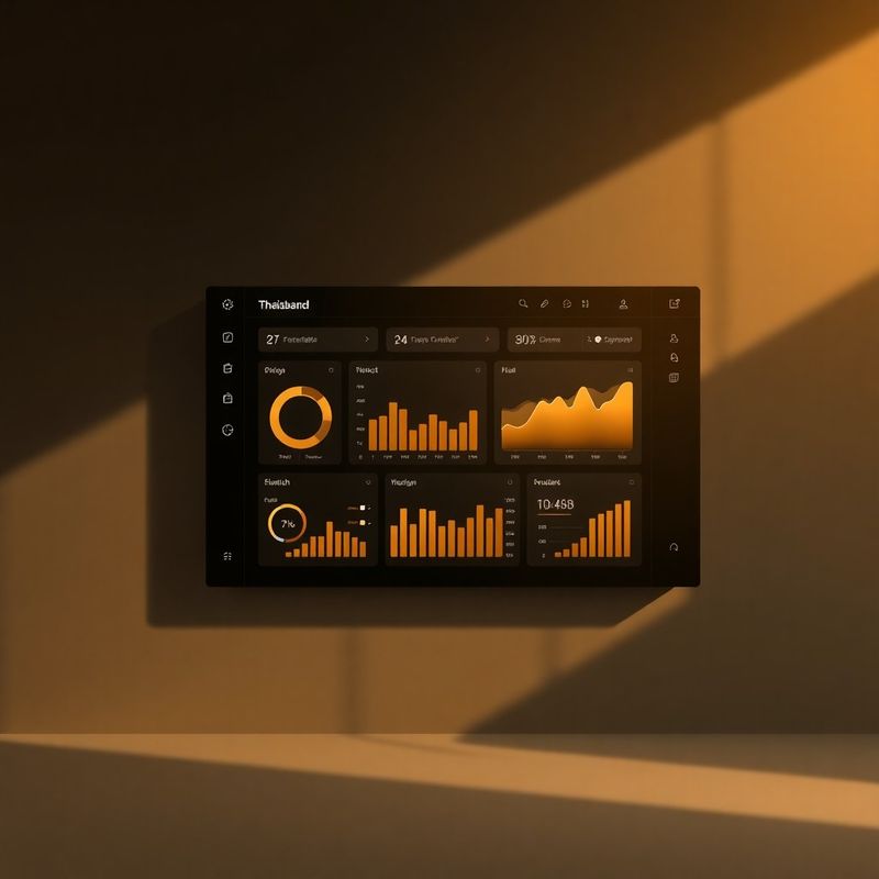 Vaughn & Mercer API gateway analytics dashboard with latency charts on a sand-olive themed interface